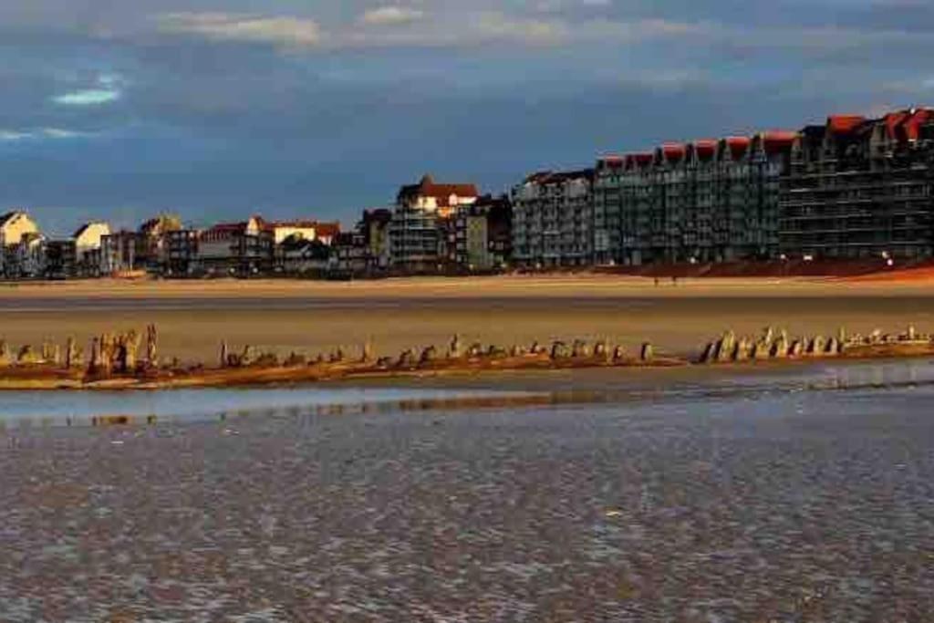 Face A La Mer, Appartement Rdc Bray Dunes Eksteriør billede
